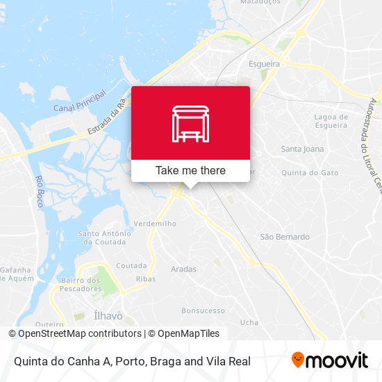 Quinta do Canha A mapa