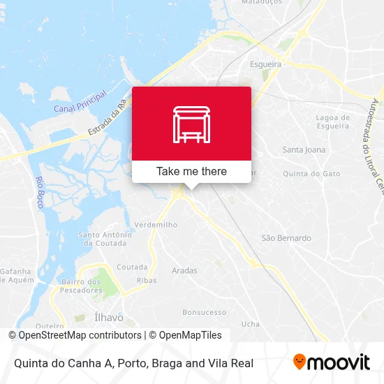 Quinta do Canha A map