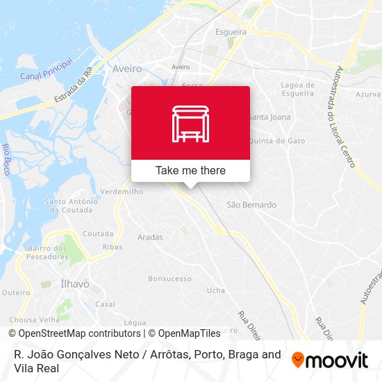 R. João Gonçalves Neto / Arrôtas map
