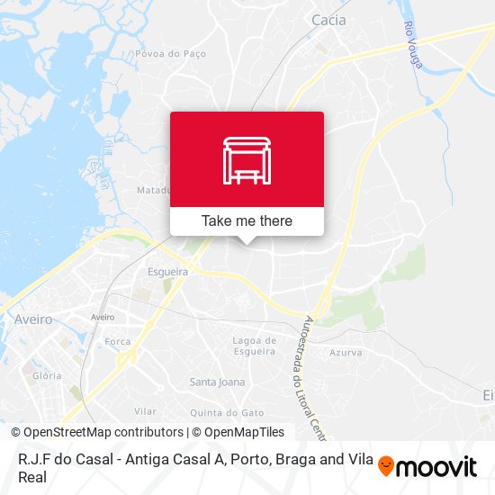 R.J.F do Casal - Antiga Casal A map