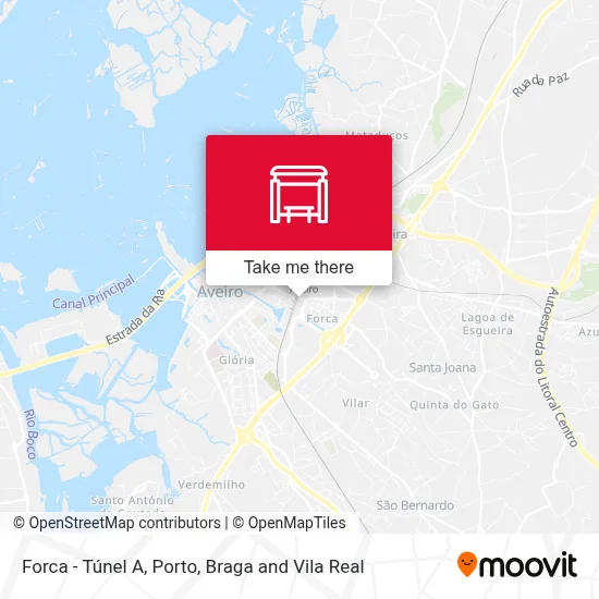 Forca - Túnel A map