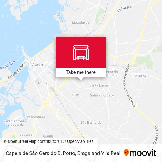 Capela de São Geraldo B mapa