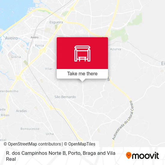 R. dos Campinhos Norte B map