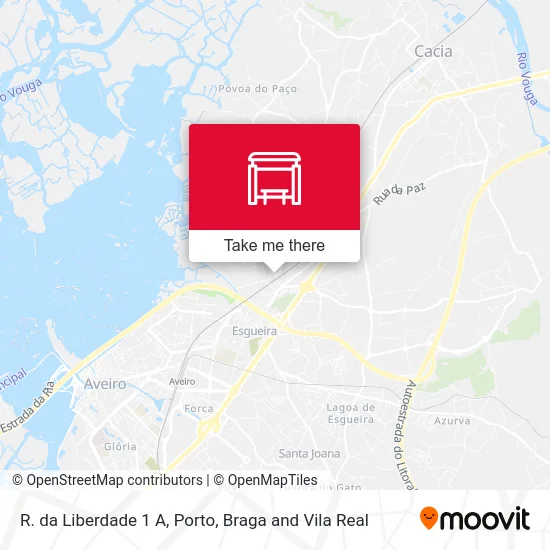 R. da Liberdade 1 A map