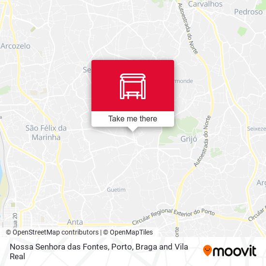 Nossa Senhora das Fontes map