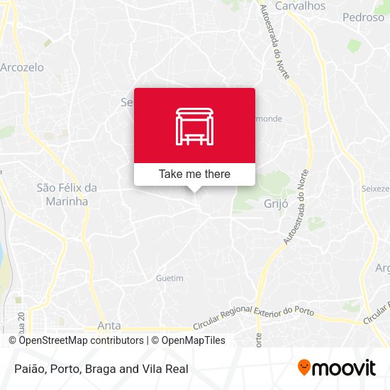 Paião mapa