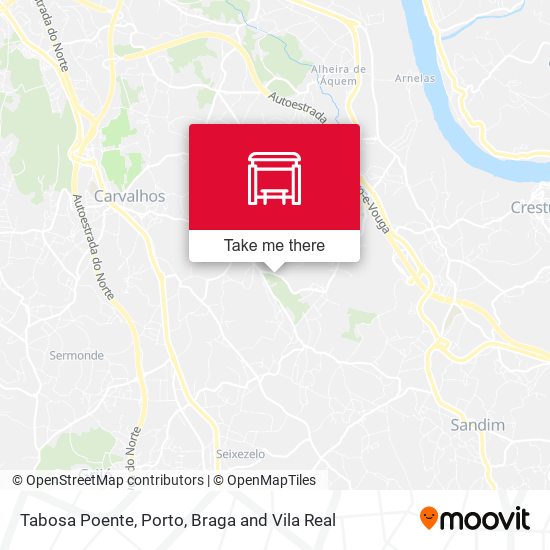 Tabosa Poente map