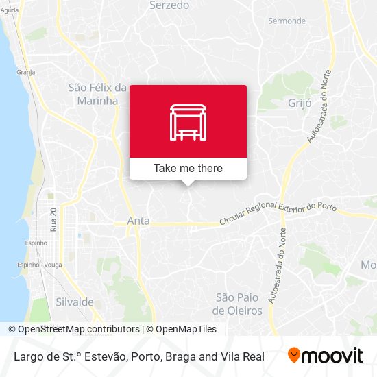 Largo de St.º Estevão mapa