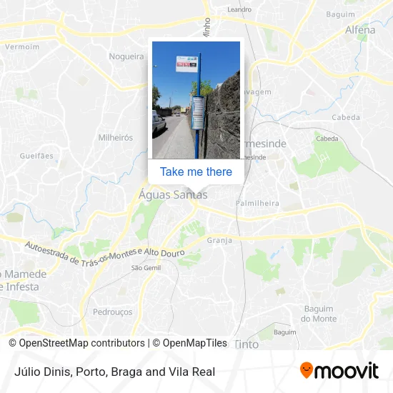 Júlio Dinis map