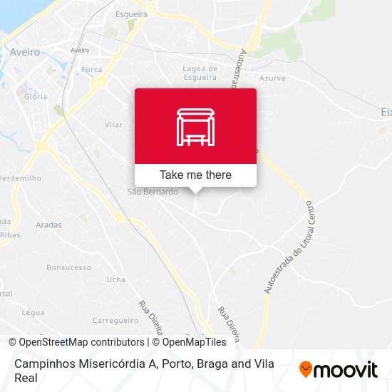 Campinhos Misericórdia A map