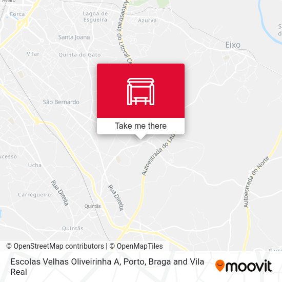 Escolas Velhas Oliveirinha A map