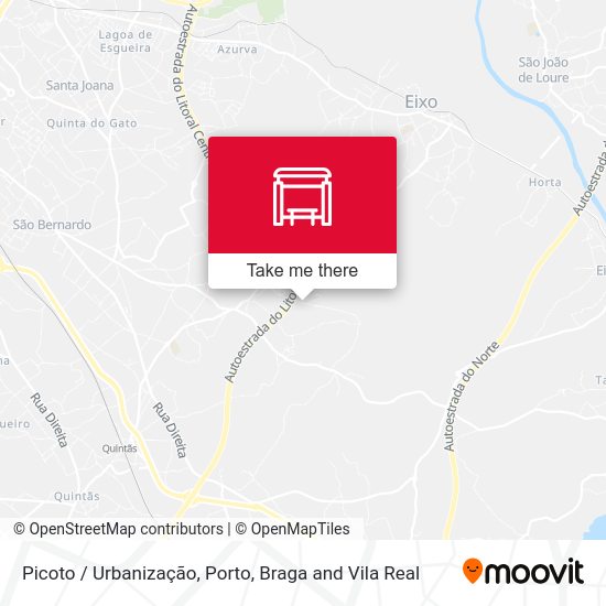 Picoto / Urbanização mapa