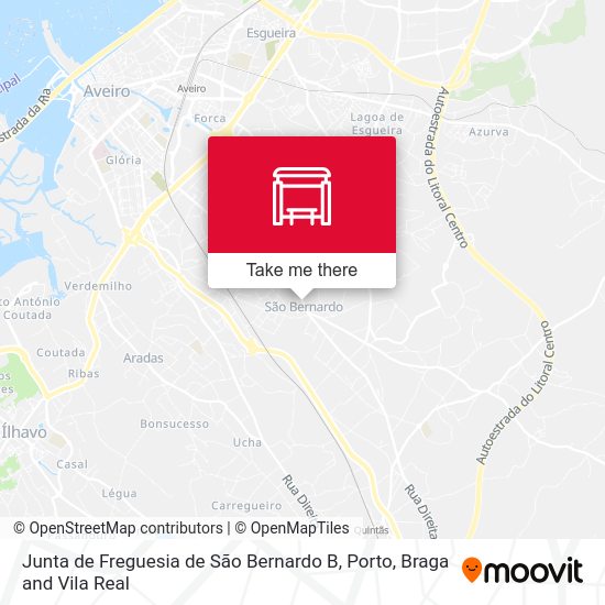 Junta de Freguesia de São Bernardo B map