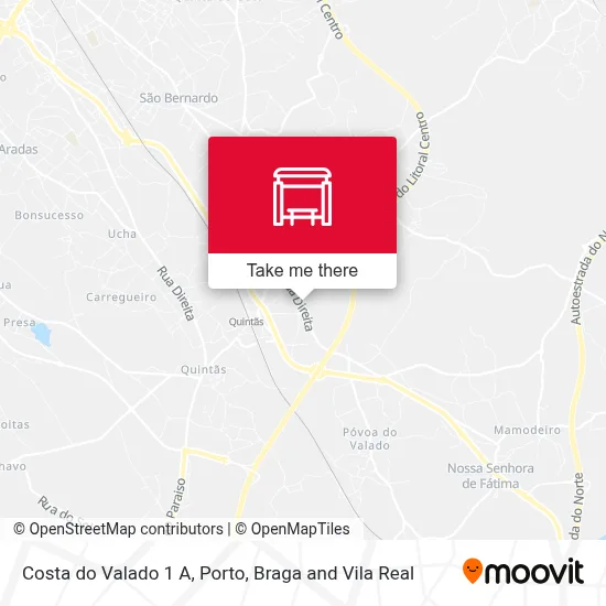 Costa do Valado 1 A map