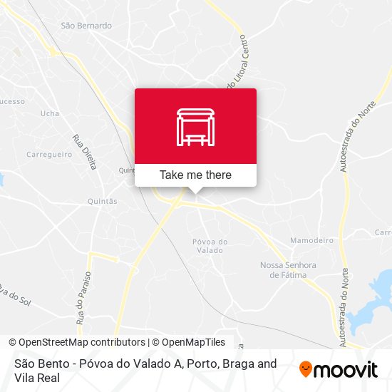 São Bento - Póvoa do Valado A mapa