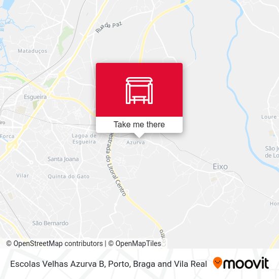 Escolas Velhas Azurva B mapa