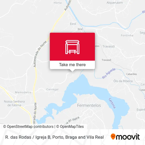 R. das Rodas / Igreja B map