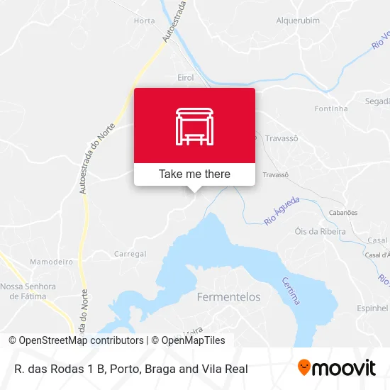 R. das Rodas 1 B map