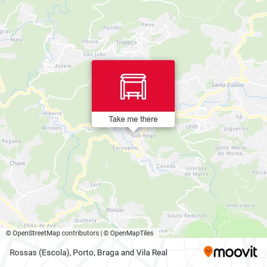 Rossas (Escola) map