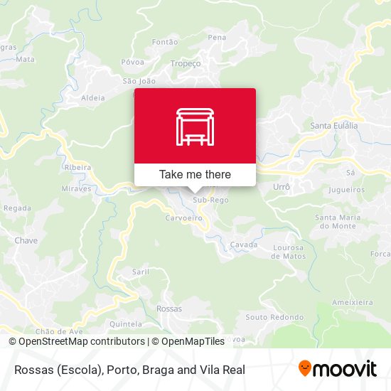 Rossas (Escola) map