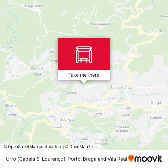 Urrô (Capela S. Lourenço) map