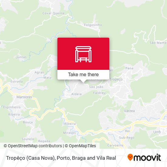 Tropêço (Casa Nova) map