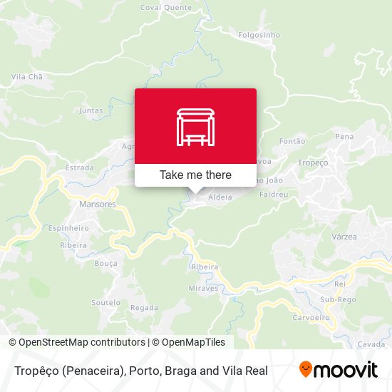 Tropêço (Penaceira) map