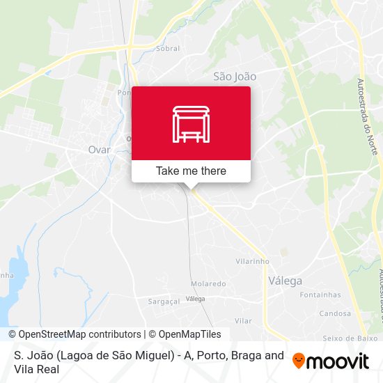 S. João (Lagoa de São Miguel) - A map