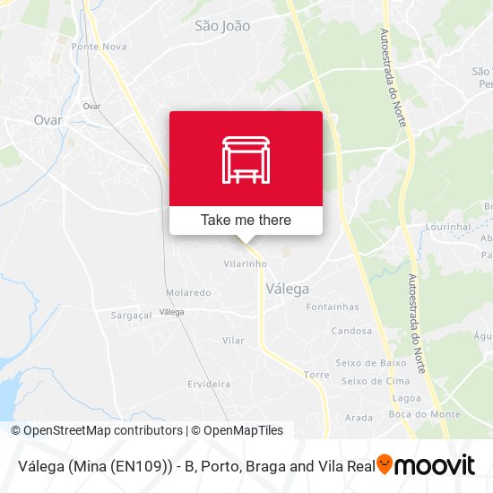 Válega (Mina (EN109)) - B map