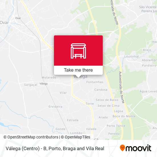 Válega (Centro) - B mapa