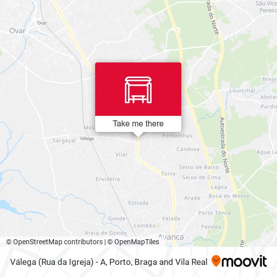 Válega (Rua da Igreja) - A map