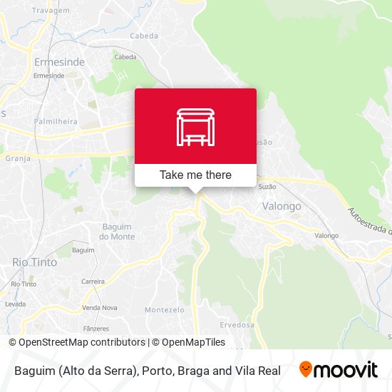 Baguim (Alto da Serra) map