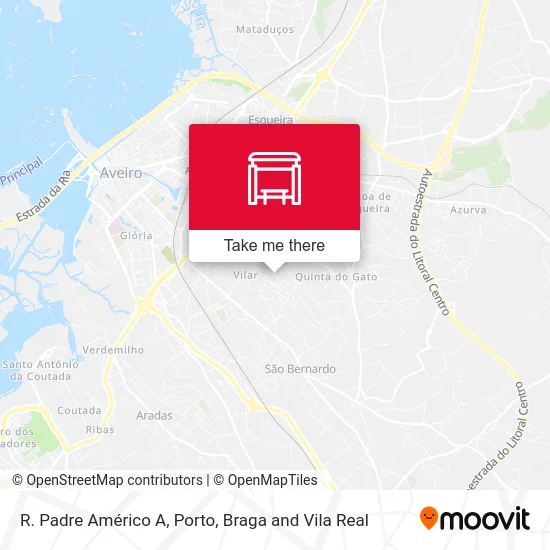 R. Padre Américo A map