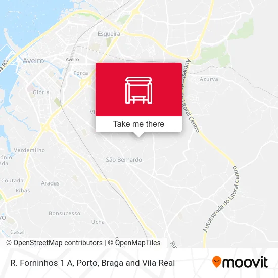 R. Forninhos 1 A map