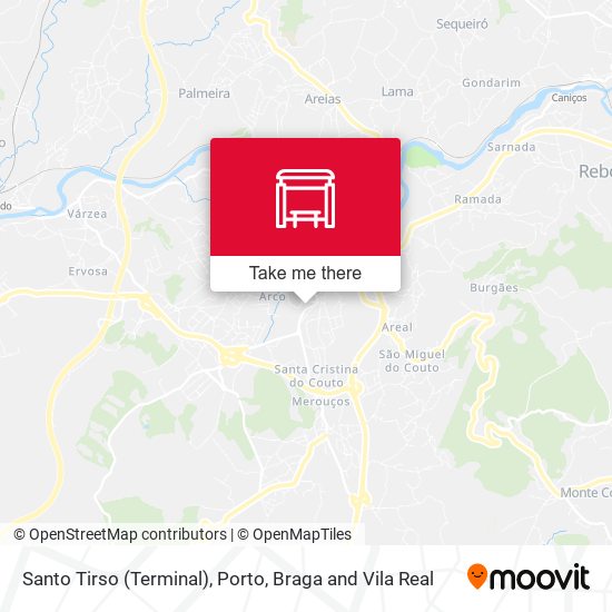 Santo Tirso (Terminal) map
