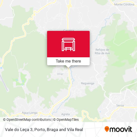 Vale do Leça 3 mapa