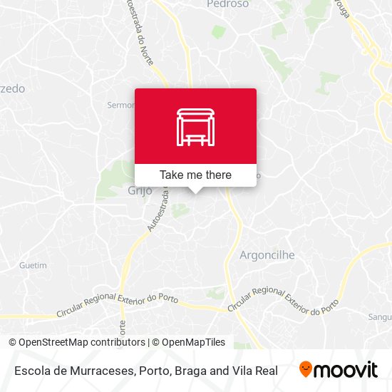 Escola de Murraceses mapa