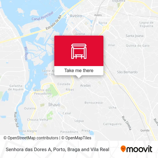 Senhora das Dores A map