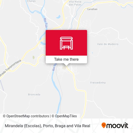 Mirandela (Escolas) mapa