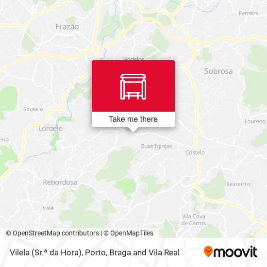 Vilela (Sr.ª da Hora) mapa