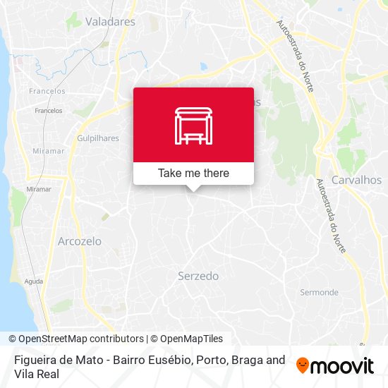 Figueira de Mato - Bairro Eusébio map