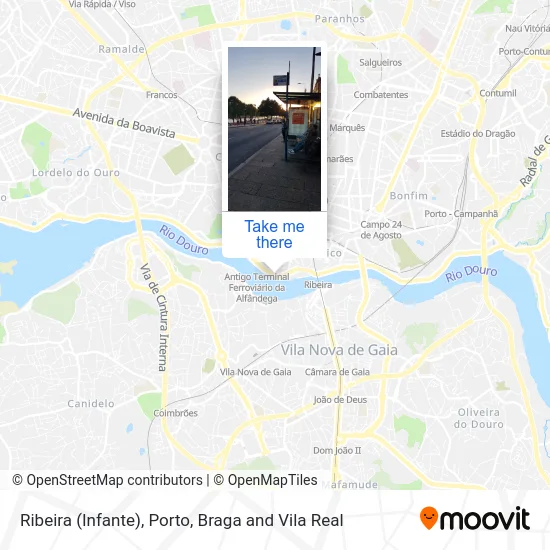 Ribeira (Infante) map