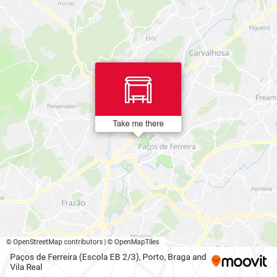 Paços de Ferreira (Escola EB 2 / 3) map
