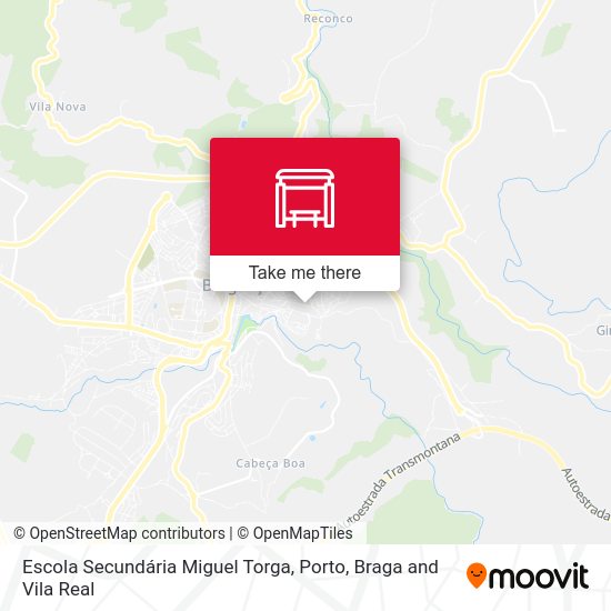 Escola Secundária Miguel Torga map