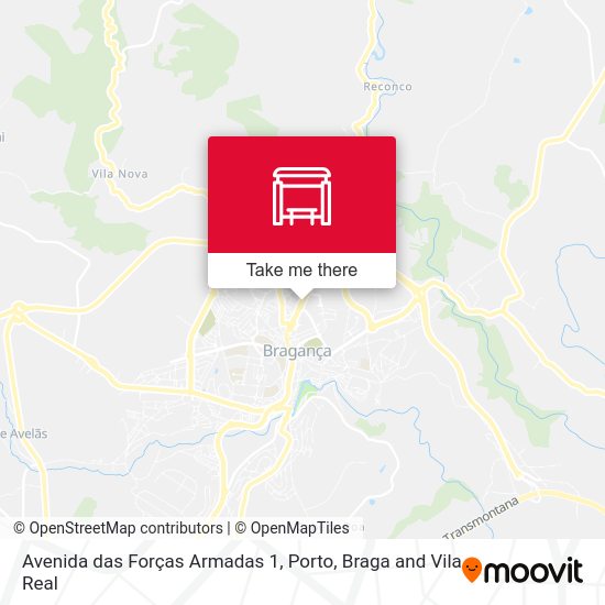 Avenida das Forças Armadas 1 mapa