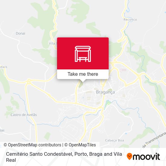 Cemitério Santo Condestável mapa