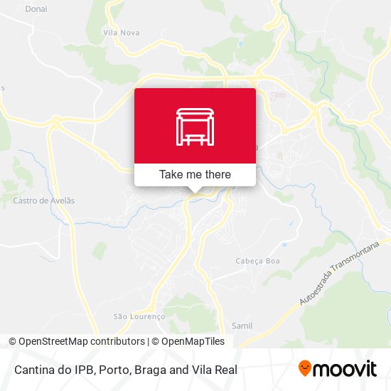 Cantina do IPB map