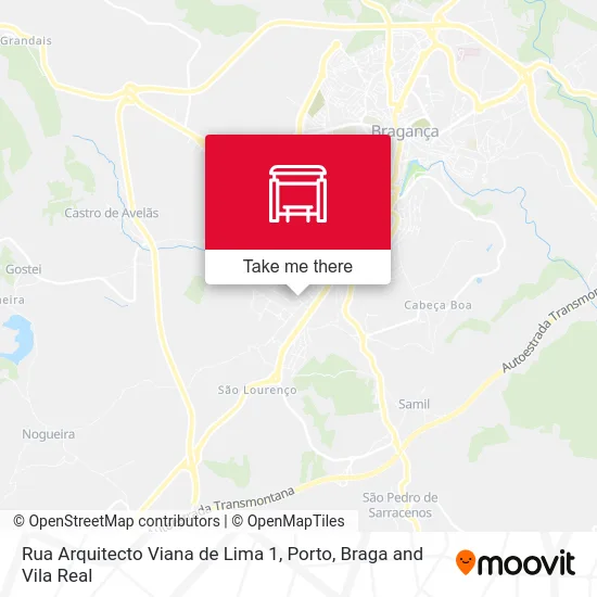 Rua Arquitecto Viana de Lima 1 map