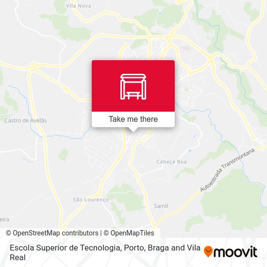 Escola Superior de Tecnologia mapa