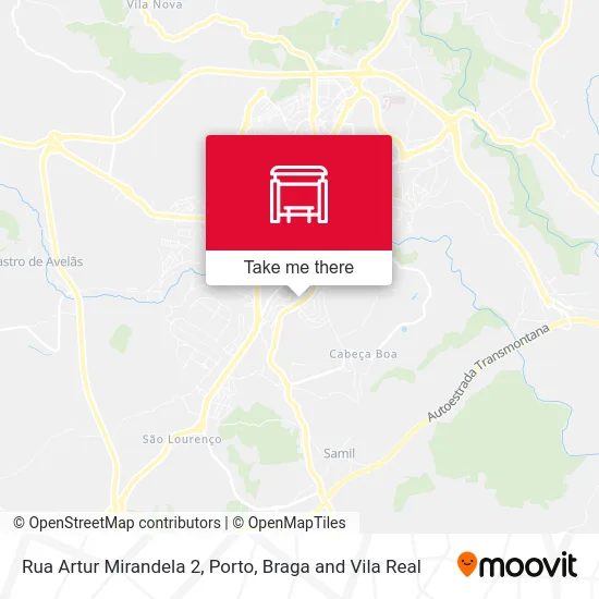 Rua Artur Mirandela 2 map
